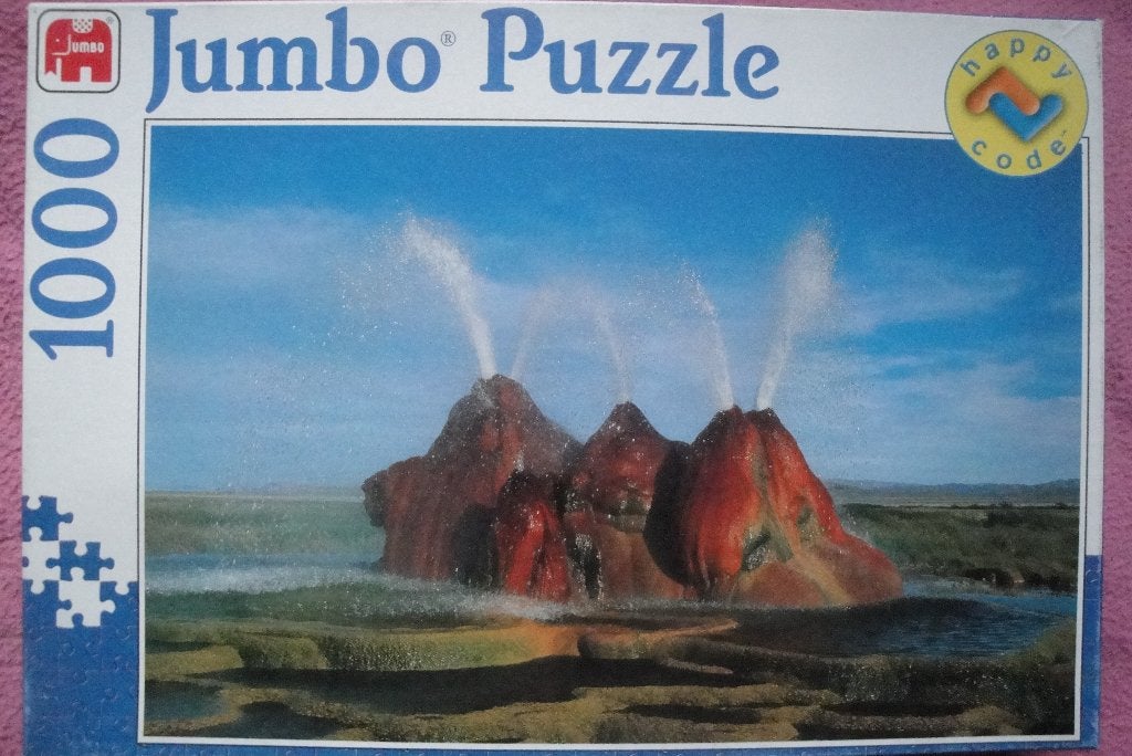 JUMBO  HAPPY CODE  PUZZLE 1.000 stukjes  2,95euro, Ophalen of Verzenden, 500 t/m 1500 stukjes, Zo goed als nieuw, Legpuzzel