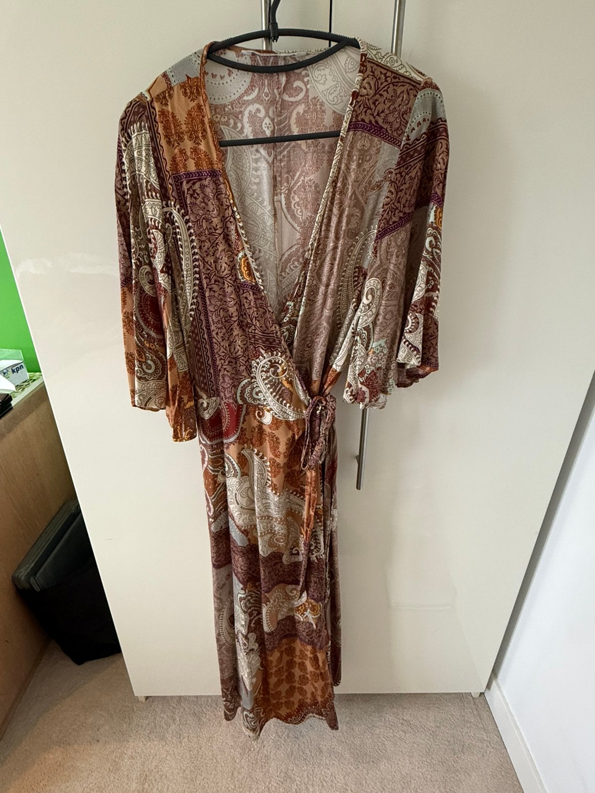 Summum Woman bruine lange jurk, maat 36, Bruin, Ophalen of Verzenden, Maat 36 (S), Gedragen