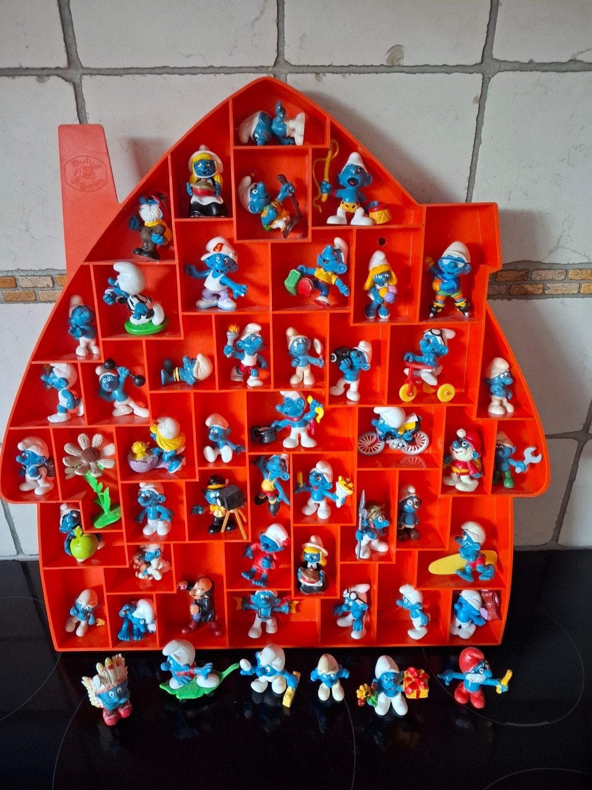 50 Schleich smurfen, Verzamelen, Smurfen, Ophalen of Verzenden, Zo goed als nieuw, Verschillende Smurfen