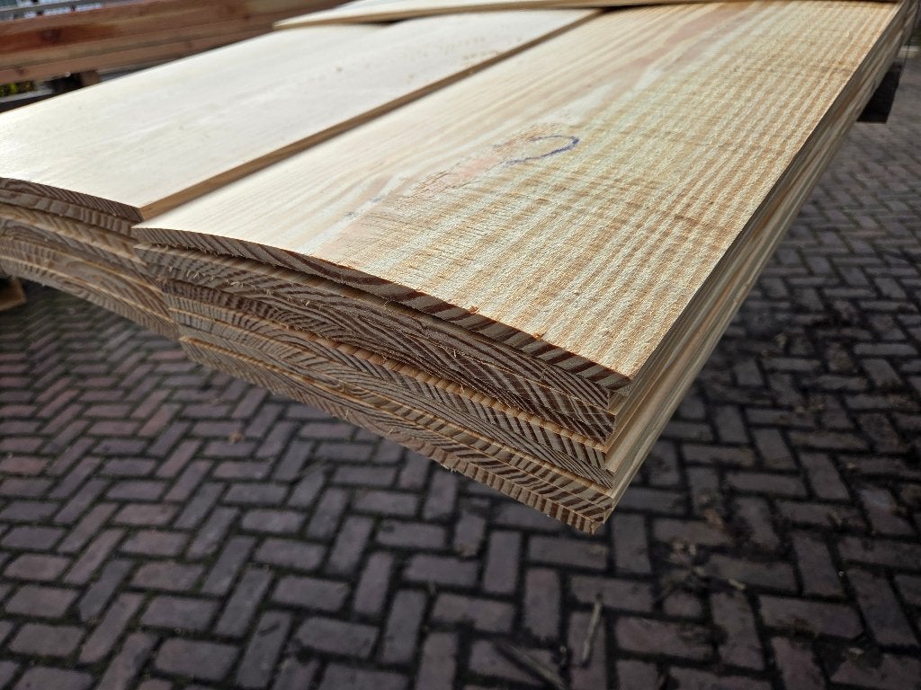 27 m² Lariks Planken Geschaafd aan één zijde - nr: TP284, Tuin en Terras, Palen, Balken en Planken, Ophalen, Nieuw, 250 cm of meer