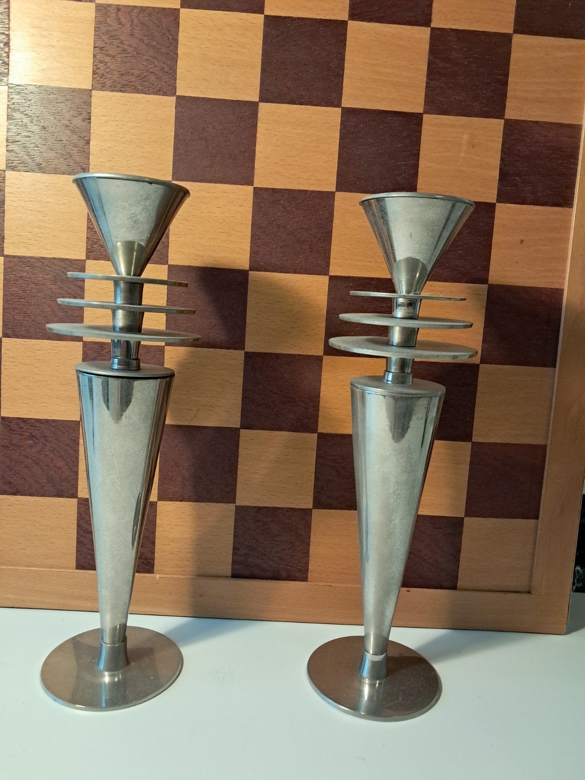 2 kandelaars model Wanders, Ophalen of Verzenden
