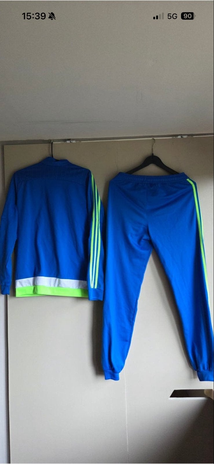 Ajax Adidas Trainingspak Blauw - Maat 164(13-14 jaar), Ophalen of Verzenden, Zo goed als nieuw, Jongen of Meisje