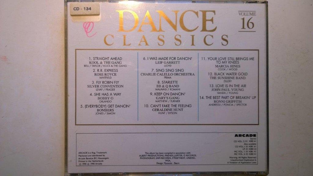 Dance Classics Volume 16, Ophalen of Verzenden, Zo goed als nieuw
