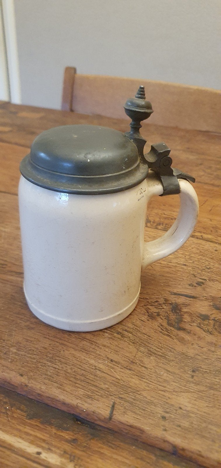 Antieke Duitse mettlach bierpul Villeroy en Boch, Antiek en Kunst, Ophalen of Verzenden