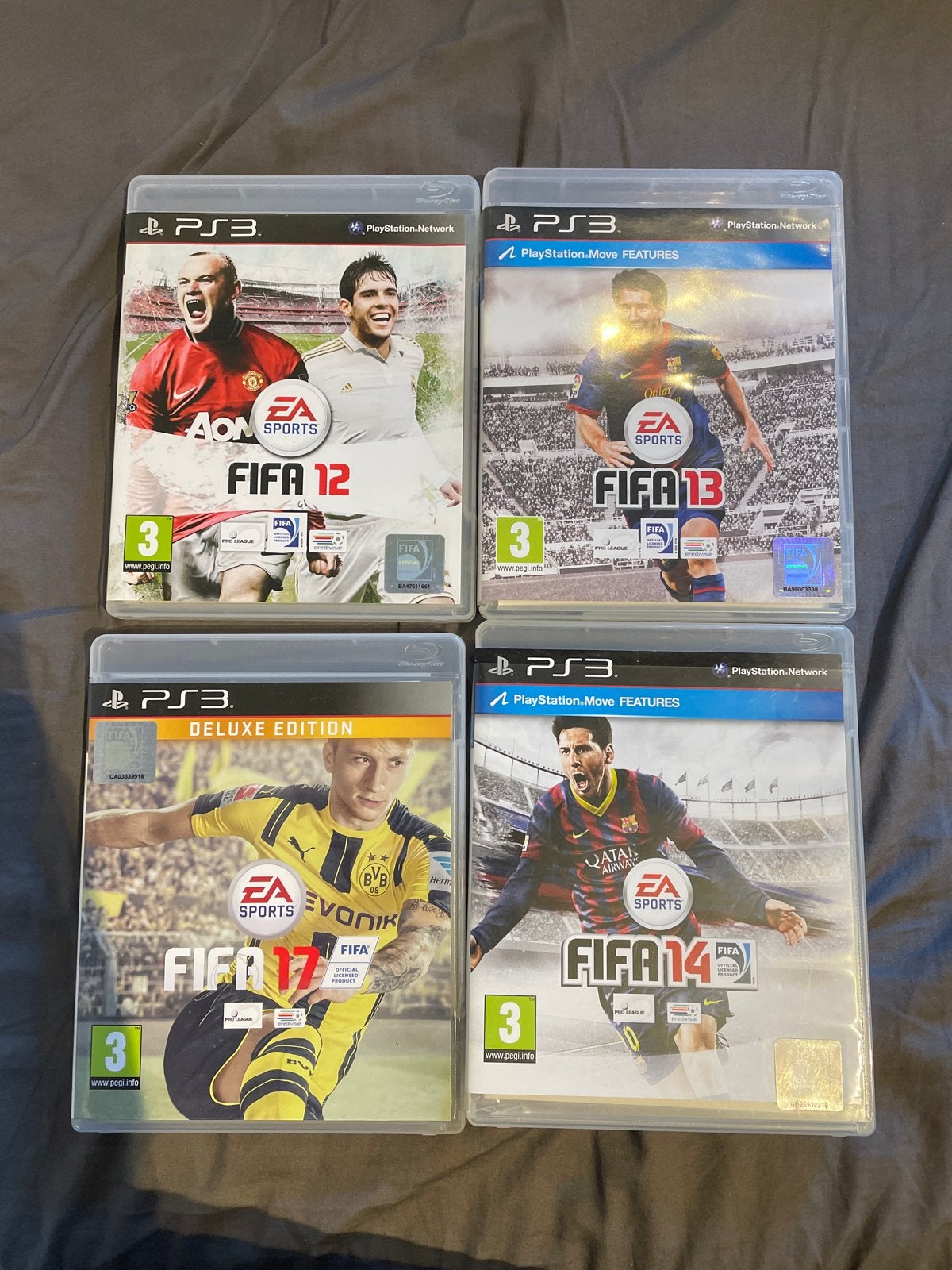 FIFA PS3 Games - FIFA 12, 13, 14, 17, Spelcomputers en Games, Ophalen, Gebruikt, Met games
