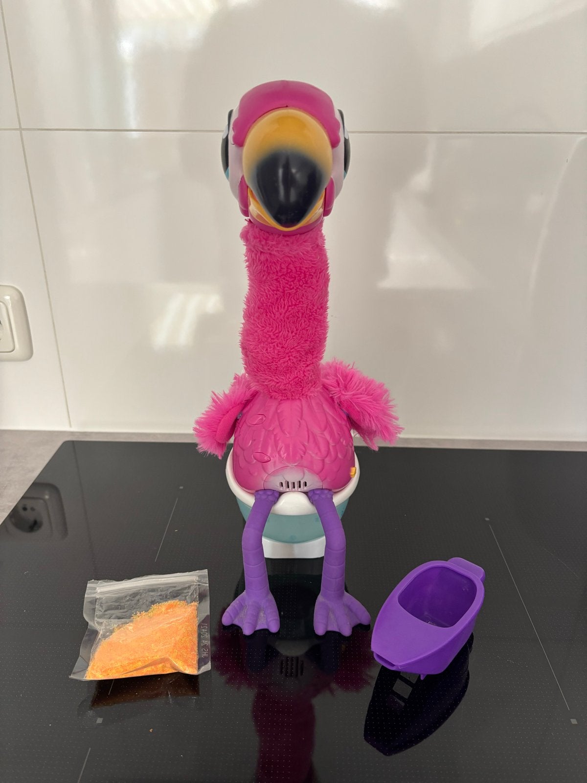 Gotta Go Flamingo interactief speelgoed, Verzenden, Zo goed als nieuw, Jongen of Meisje