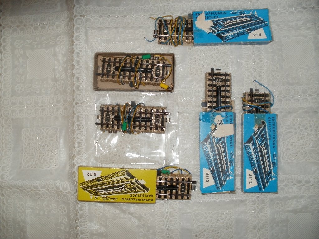 6x Marklin Ho M rails ontkoppelrails no 5113., Hobby en Vrije tijd, Modeltreinen | H0, Wisselstroom, Gebruikt, Rails, Ophalen of Verzenden