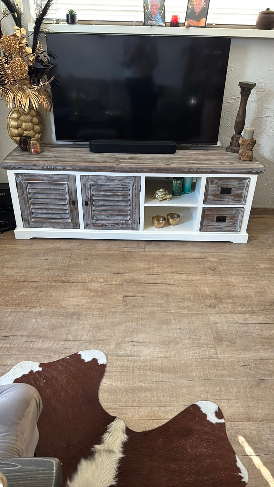 Mooie nette tv meubel, Ophalen, 150 tot 200 cm, Zo goed als nieuw, Minder dan 100 cm
