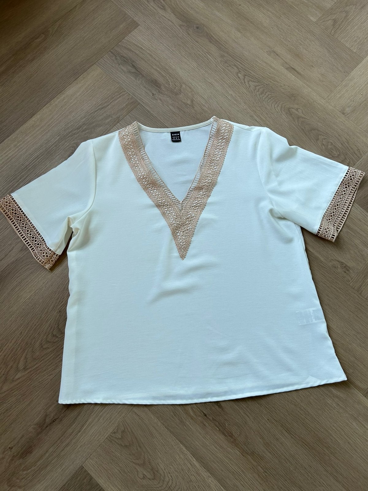 Mooie top maat M, Ophalen of Verzenden, Zo goed als nieuw, Maat 38/40 (M), Wit