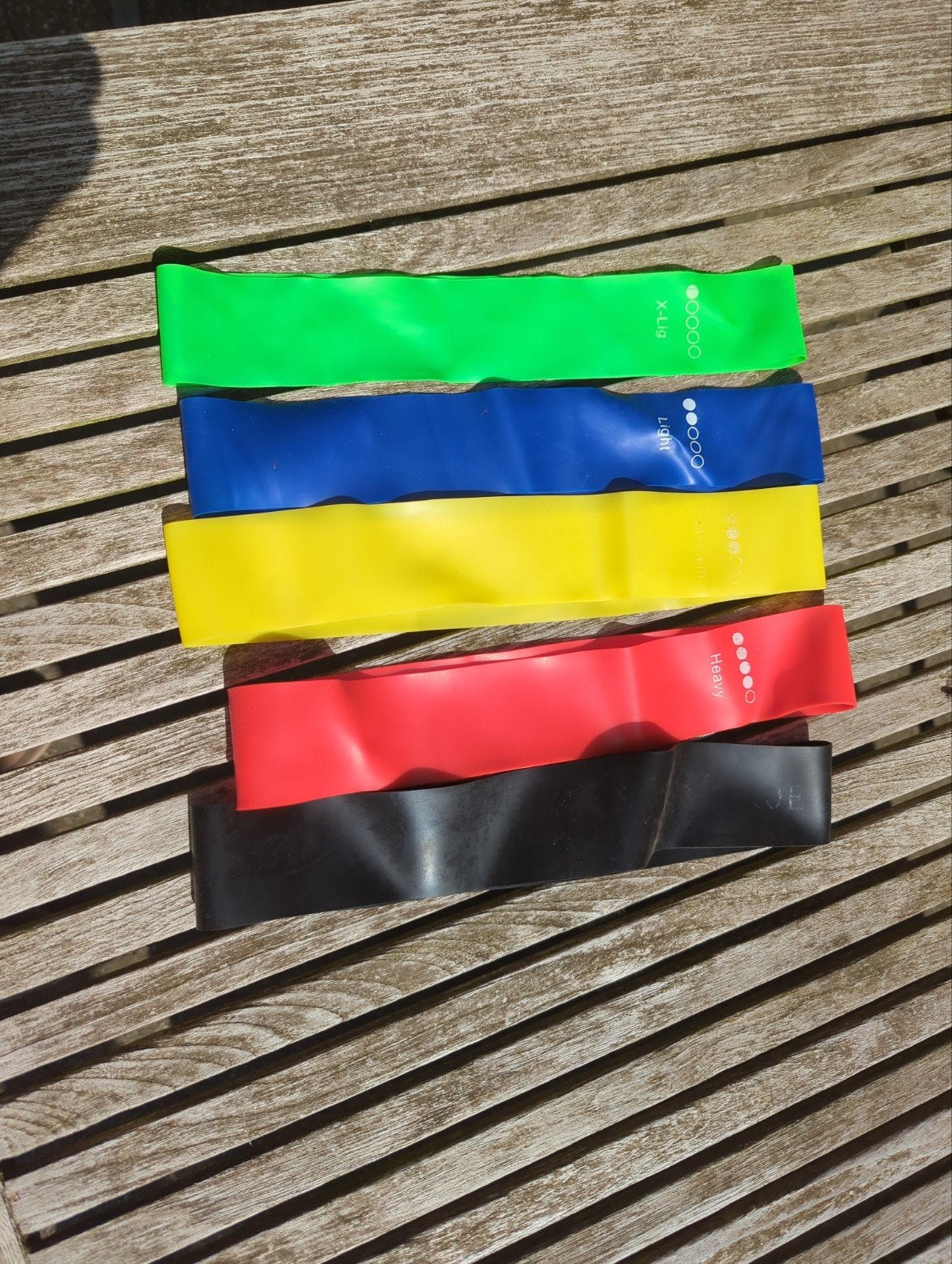 Weerstandsbanden 5, Sport en Fitness, Fitnessmaterialen, Ophalen of Verzenden, Gebruikt, Weerstandband