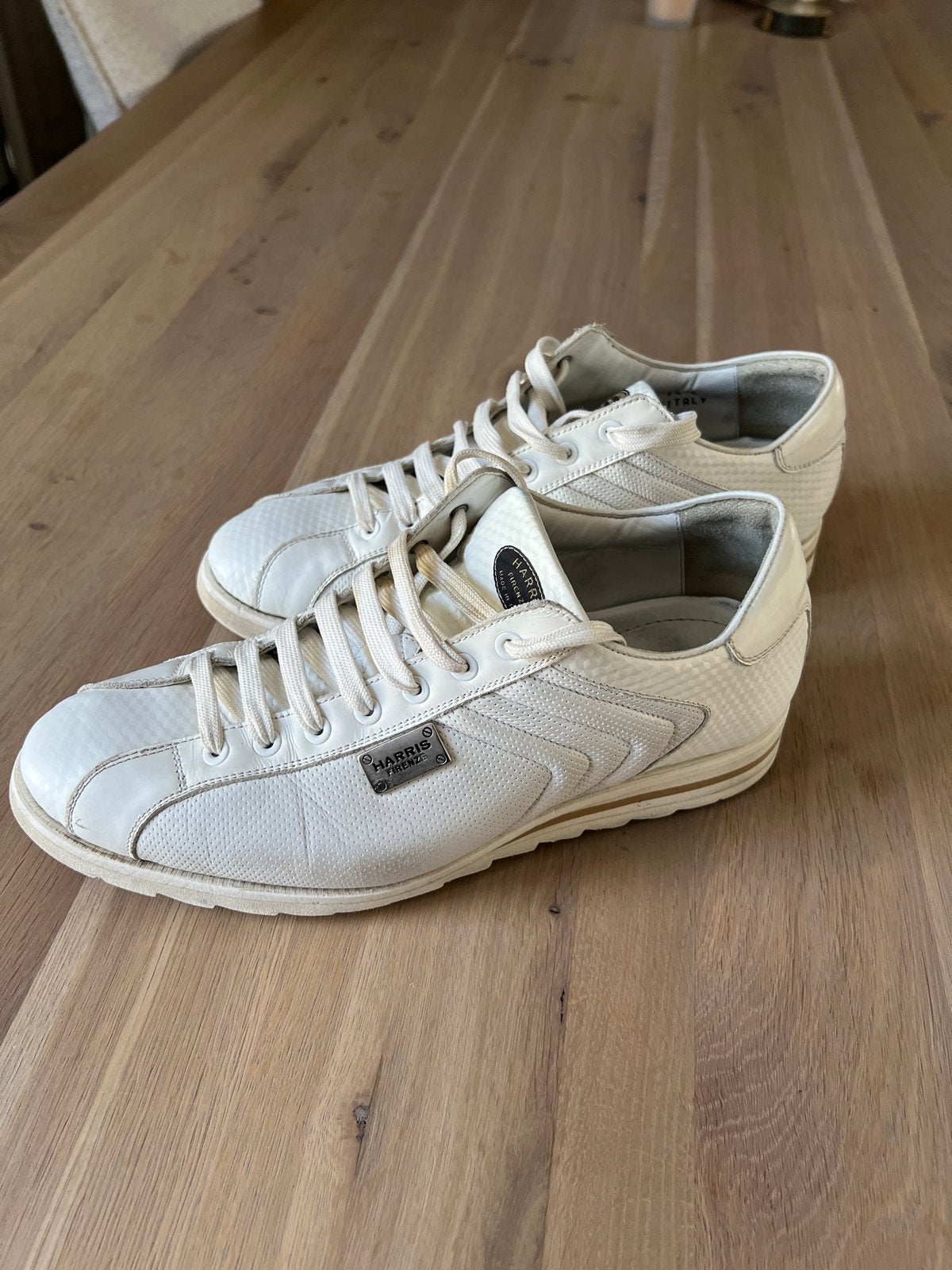 Harris Firenze witte sneakers - Maat 42, Ophalen of Verzenden, Gedragen, Wit, Sneakers of Gympen
