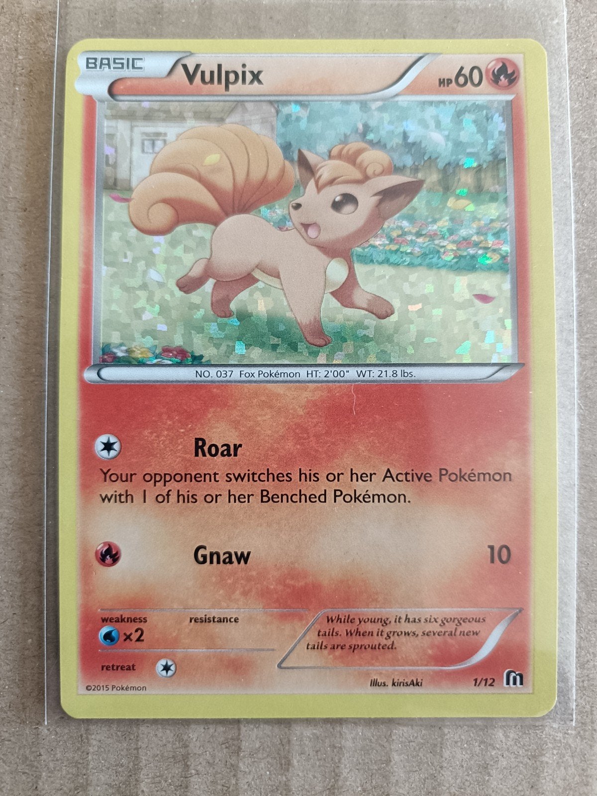 Vulpix 1/12 McDonalds 2016

Wordt verstuurd zonder kopersbes, Verzenden
