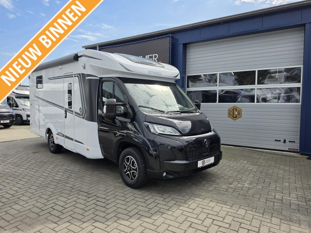 Etrusco T 6.9 SBC Enkele bedden, Adaptive Cruise Zonnepaneel, Automaat, Ringverwarming, Fiat, 6 tot 7 meter