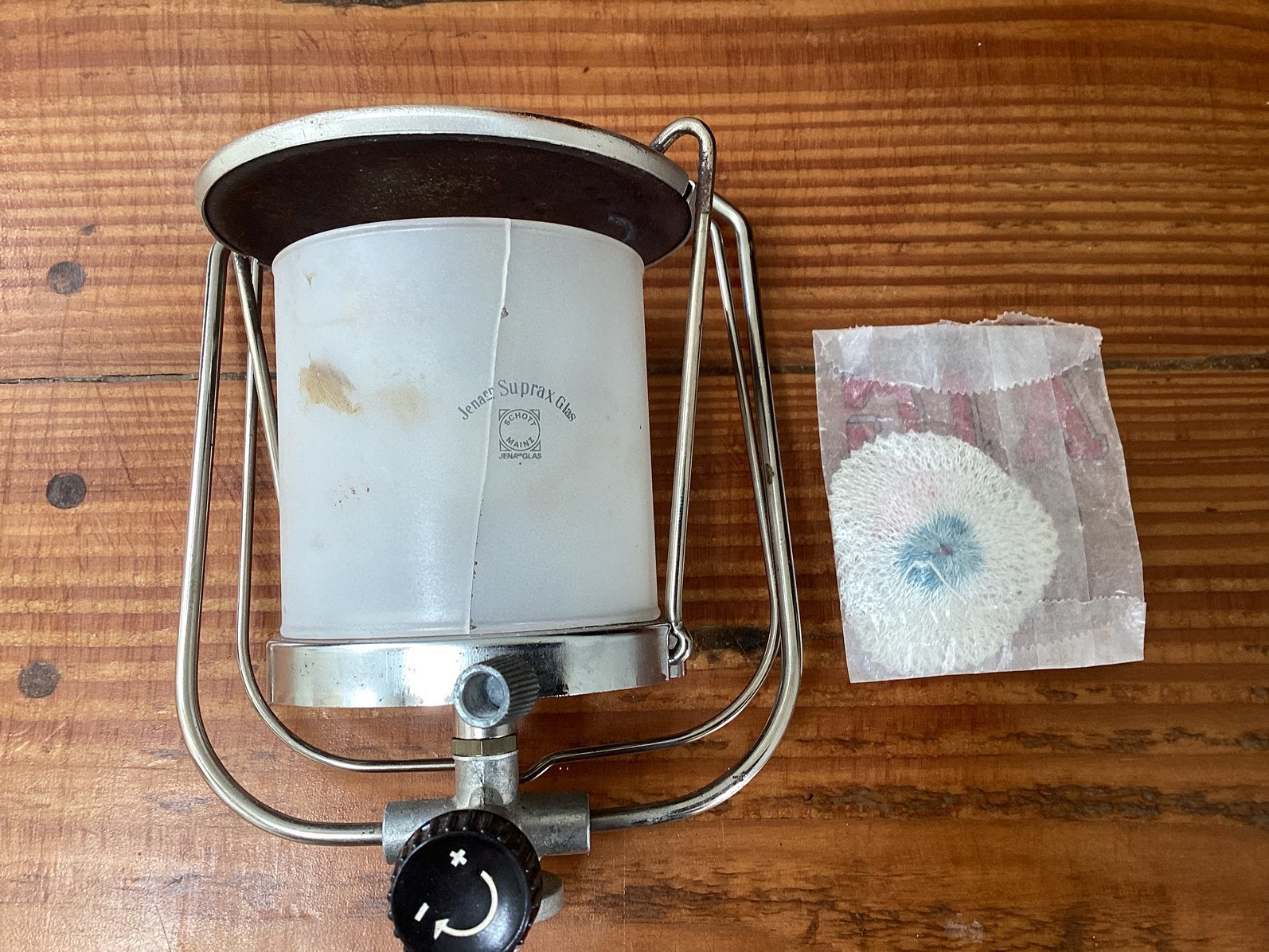 Campingaz Lumogaz R Gaslamp  (Barst in glas), Ophalen, Gebruikt