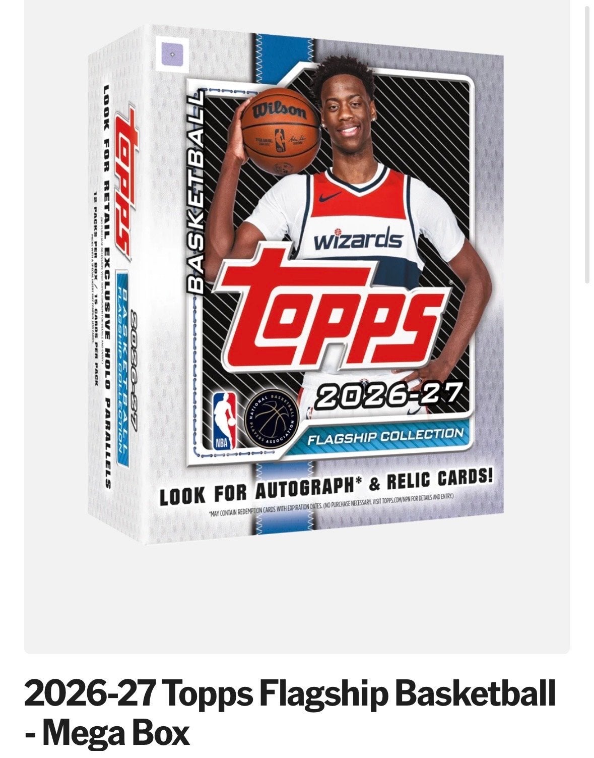 2026-27 Topps Flagship Basketball - Mega Box, Ophalen of Verzenden, Nieuw, Overige sporten, Spelerskaart