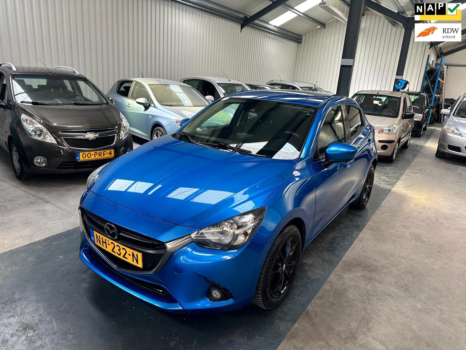 Mazda 2 1.5 Skyactiv-G GT-M Line, Voorwielaandrijving, Gebruikt, 4 cilinders, Blauw