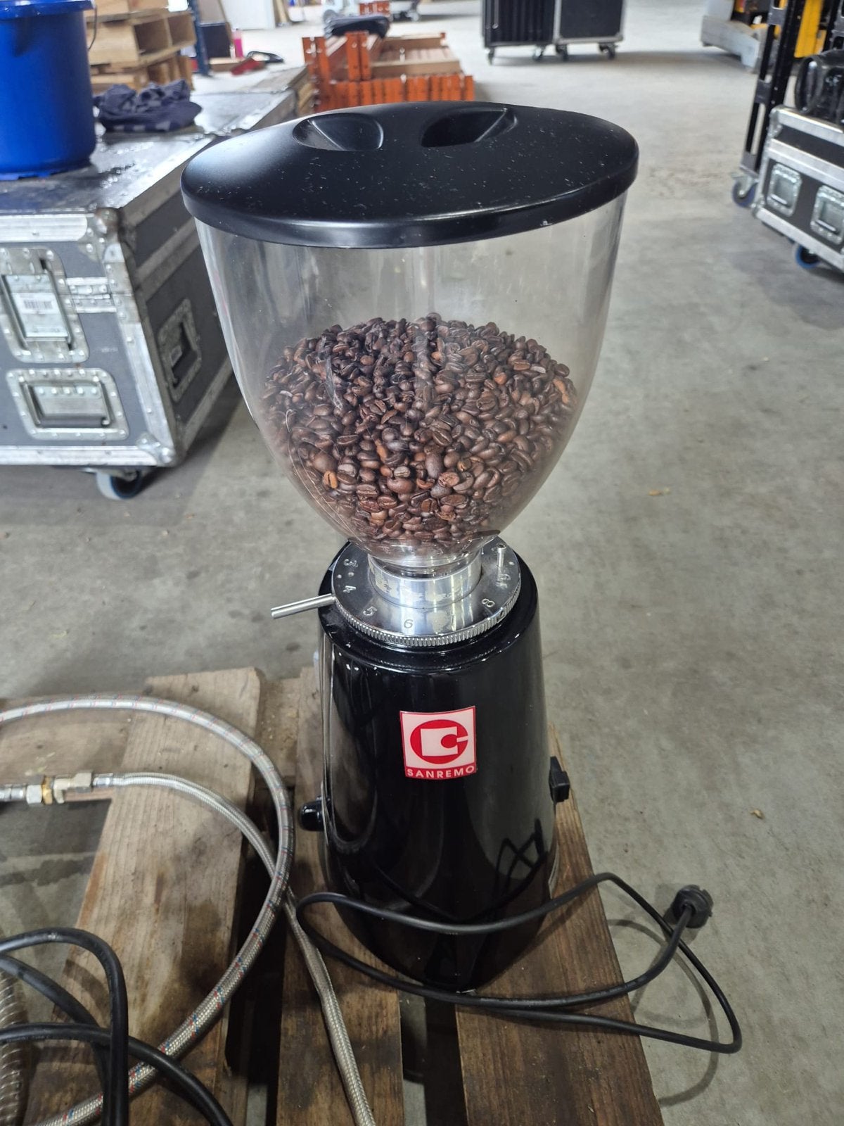 Sanremo Koffiemolen - Professionele Kwaliteit, Ophalen of Verzenden, Gebruikt, Koffie en Espresso