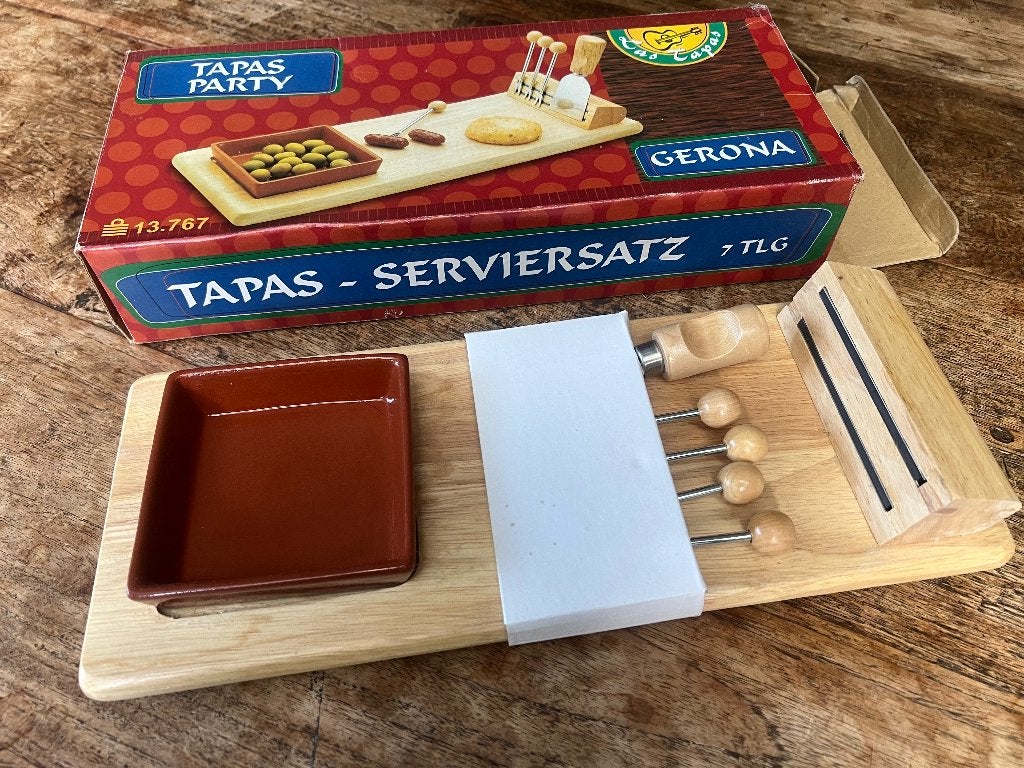 Tapas plank met attributen, Overige typen, Nieuw, Ophalen of Verzenden, Overige stijlen