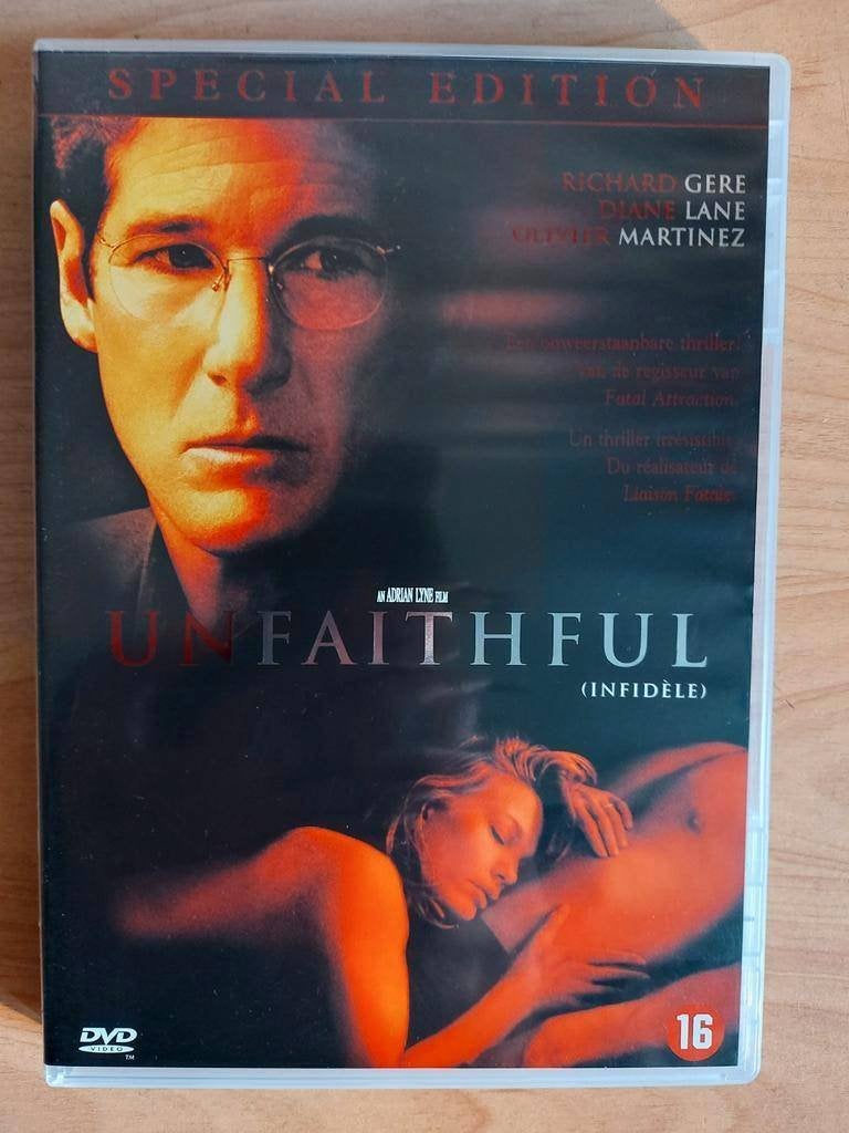 Unfaithful - Richard Gere, Alle leeftijden, Ophalen of Verzenden, Zo goed als nieuw, Detective en Krimi
