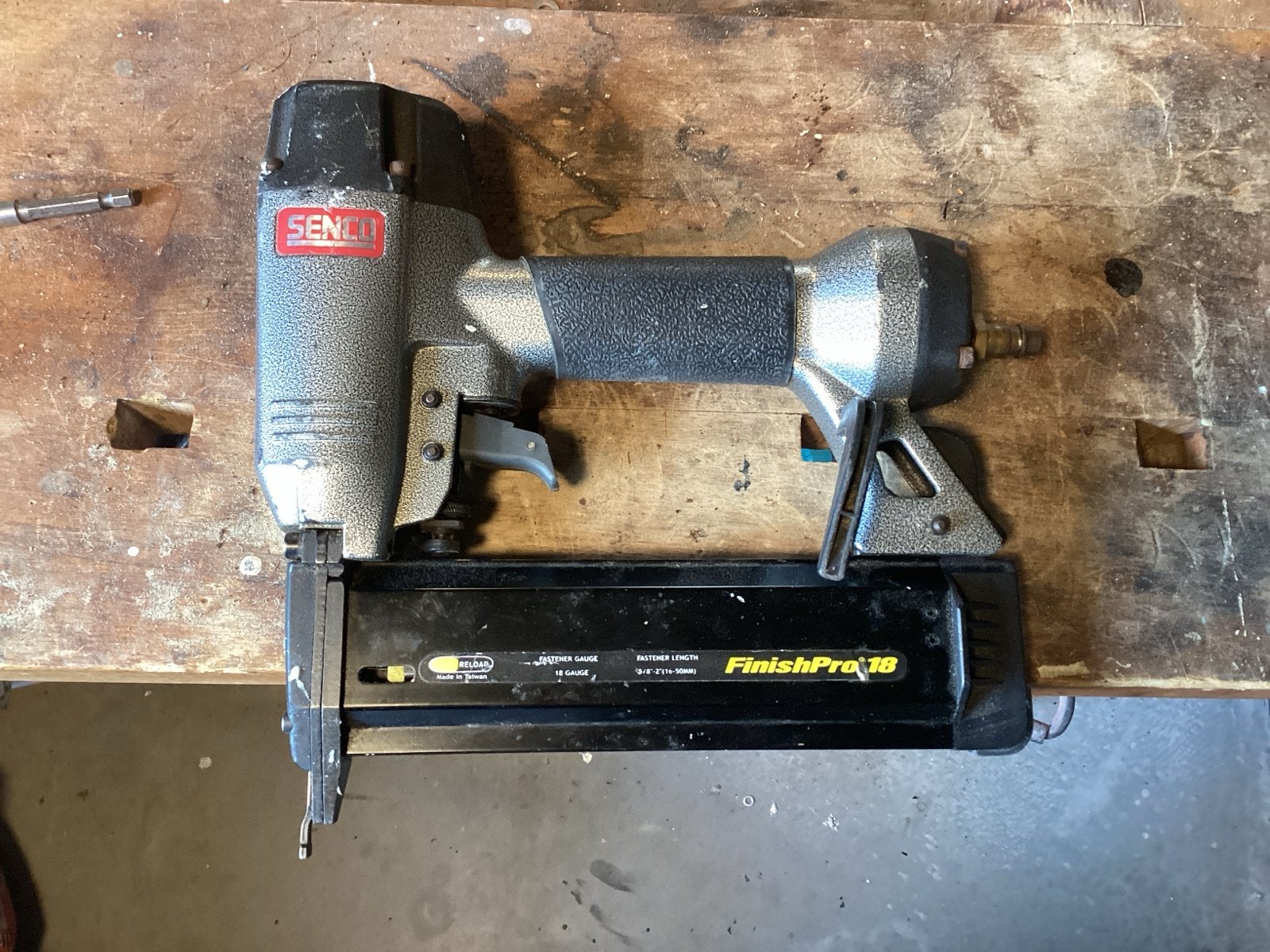 Senco FinishPro 18 tacker - Gebruikt, Ophalen of Verzenden, Gebruikt
