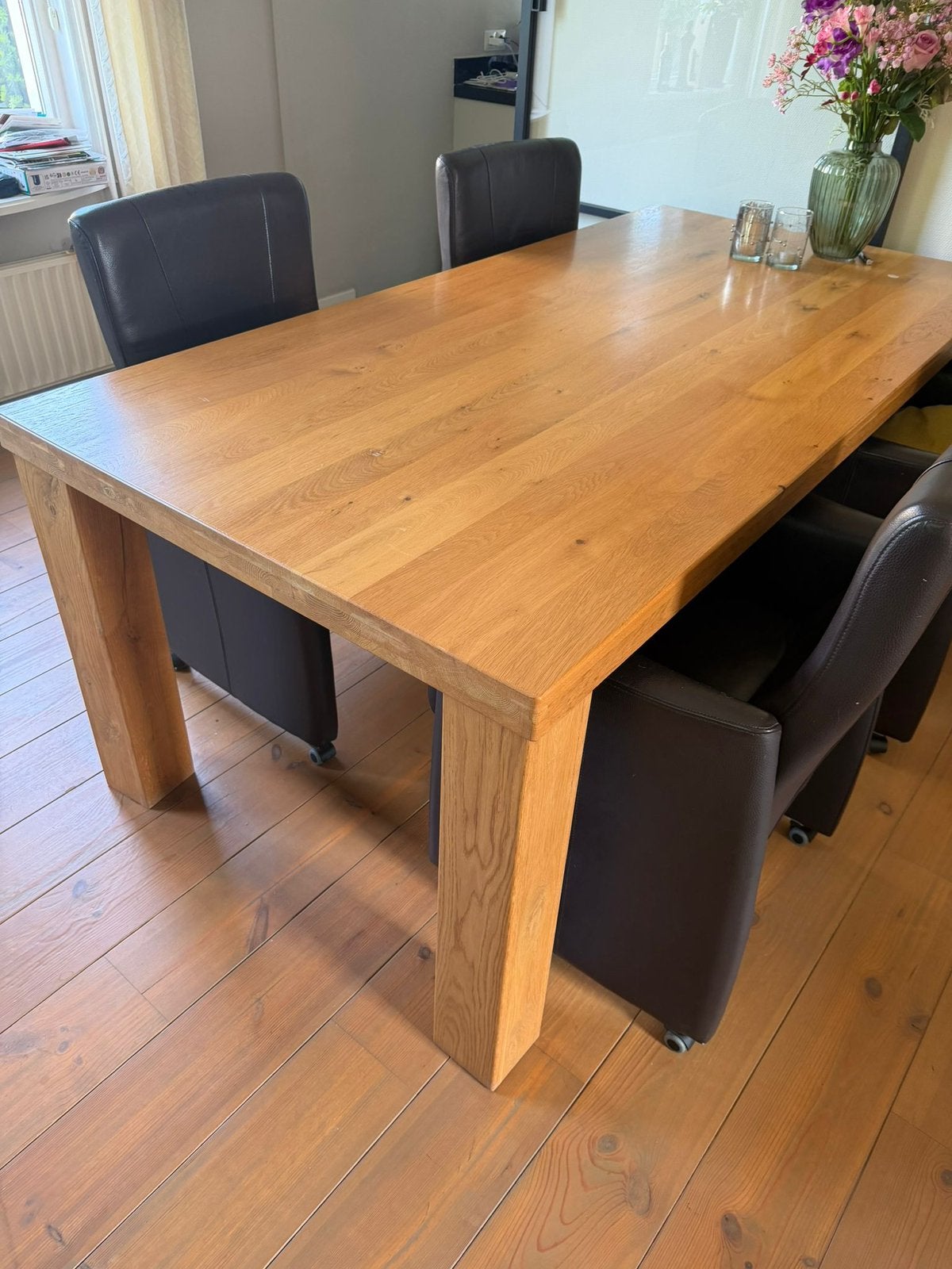 Eethoek, 100 tot 150 cm, Zo goed als nieuw, Rechthoekig, 50 tot 100 cm