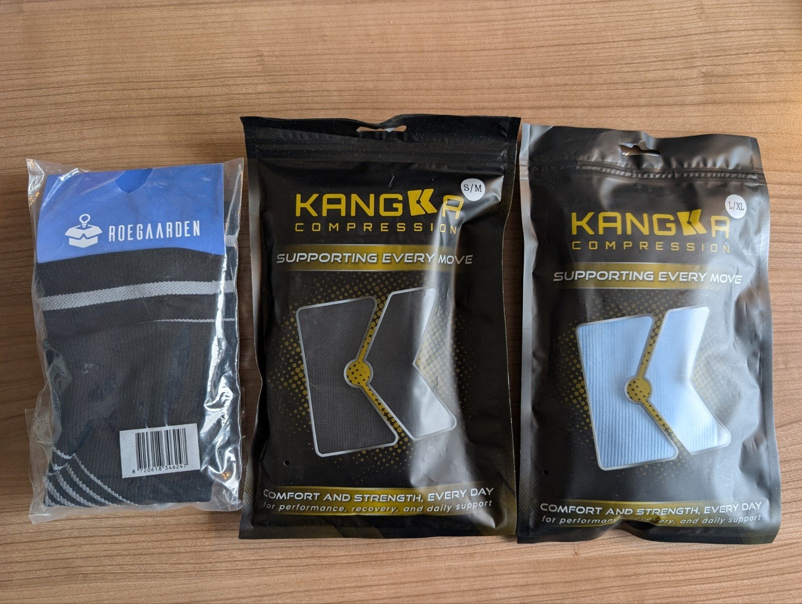 compressiekousen Roegaarden en Kankga, Sokken en Kniesokken, Zwart, Nieuw, Overige maten