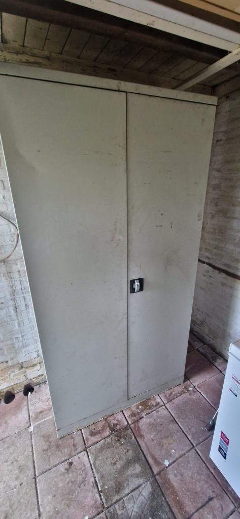 ijzeren kast, Huis en Inrichting, Ophalen, Gebruikt, 50 tot 100 cm, Metaal