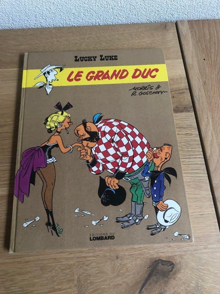 Lucky Luke 40  Le Grand Duc HC 1e druk 1973., Boeken, Gelezen, Eén stripboek, Ophalen of Verzenden, Morris & Goscinny