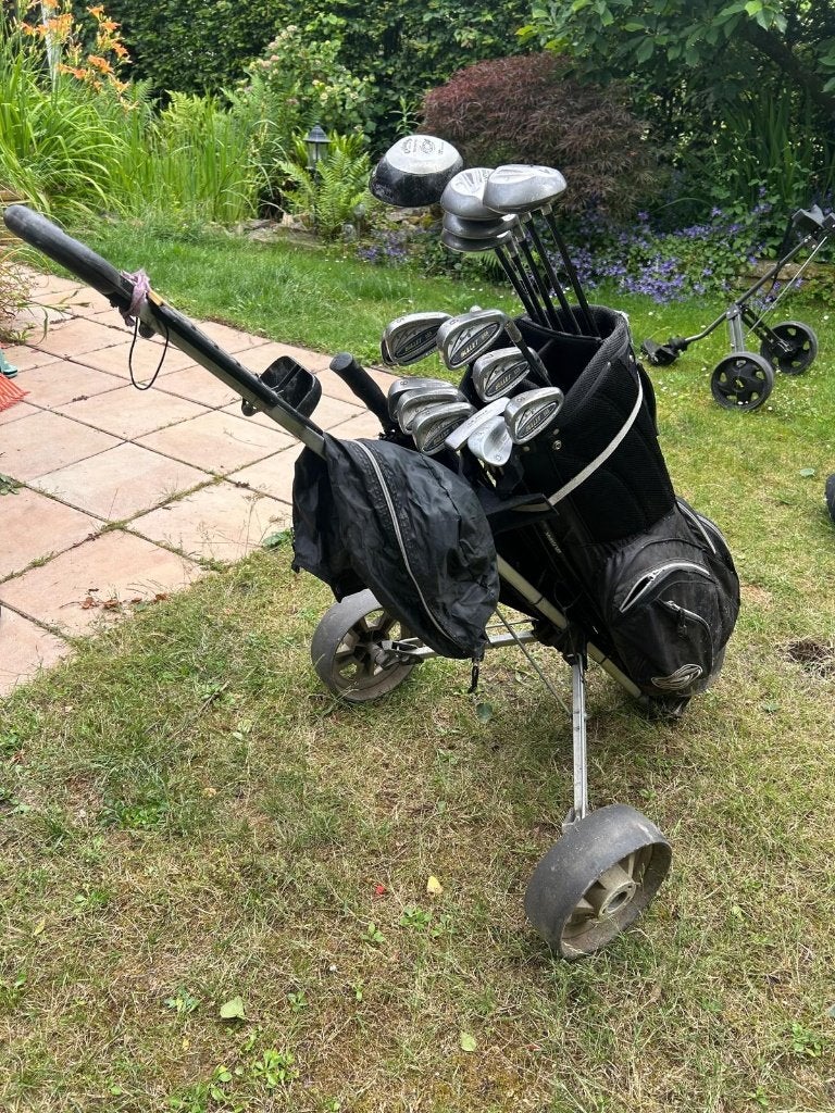 Bullet Golfset, compleet met trolley, Ophalen, Gebruikt, Set