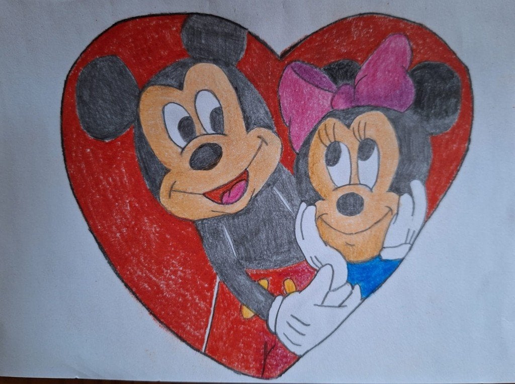 tekening, Antiek en Kunst, Ophalen of Verzenden