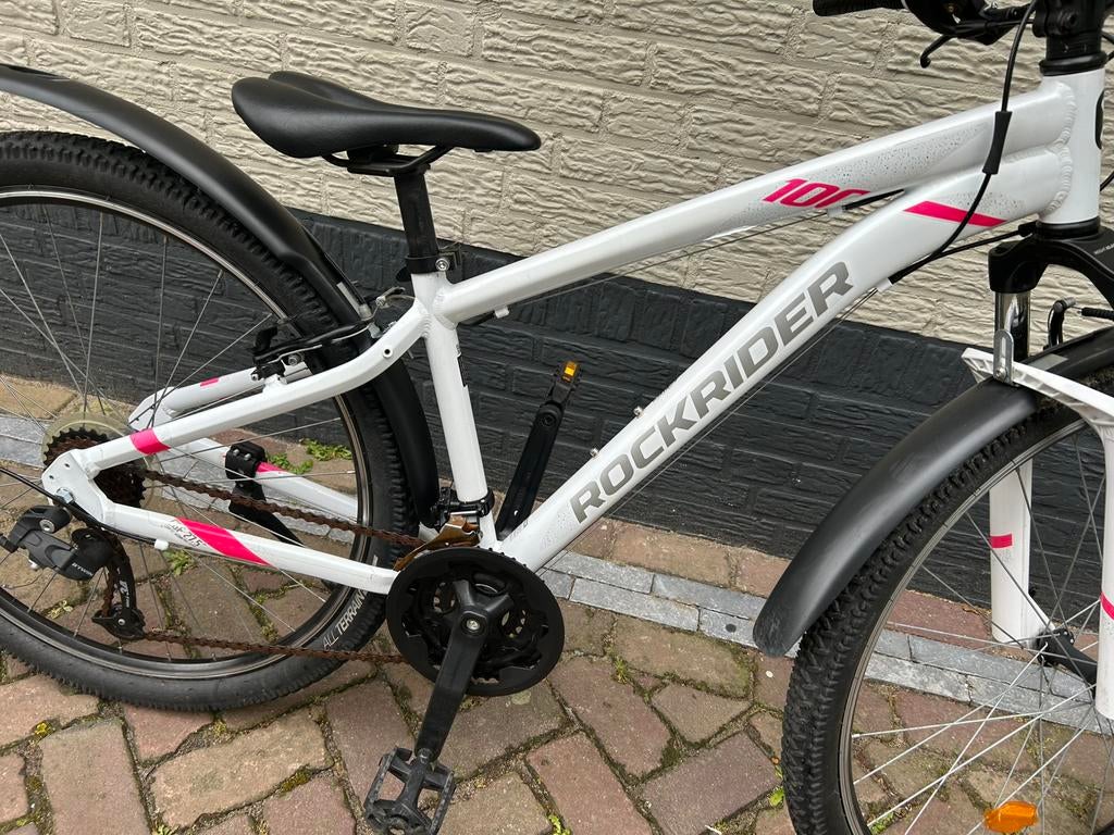 26 inch mountainbike roze / wit, Minder dan 45 cm, Ophalen of Verzenden, Zo goed als nieuw, Overige merken