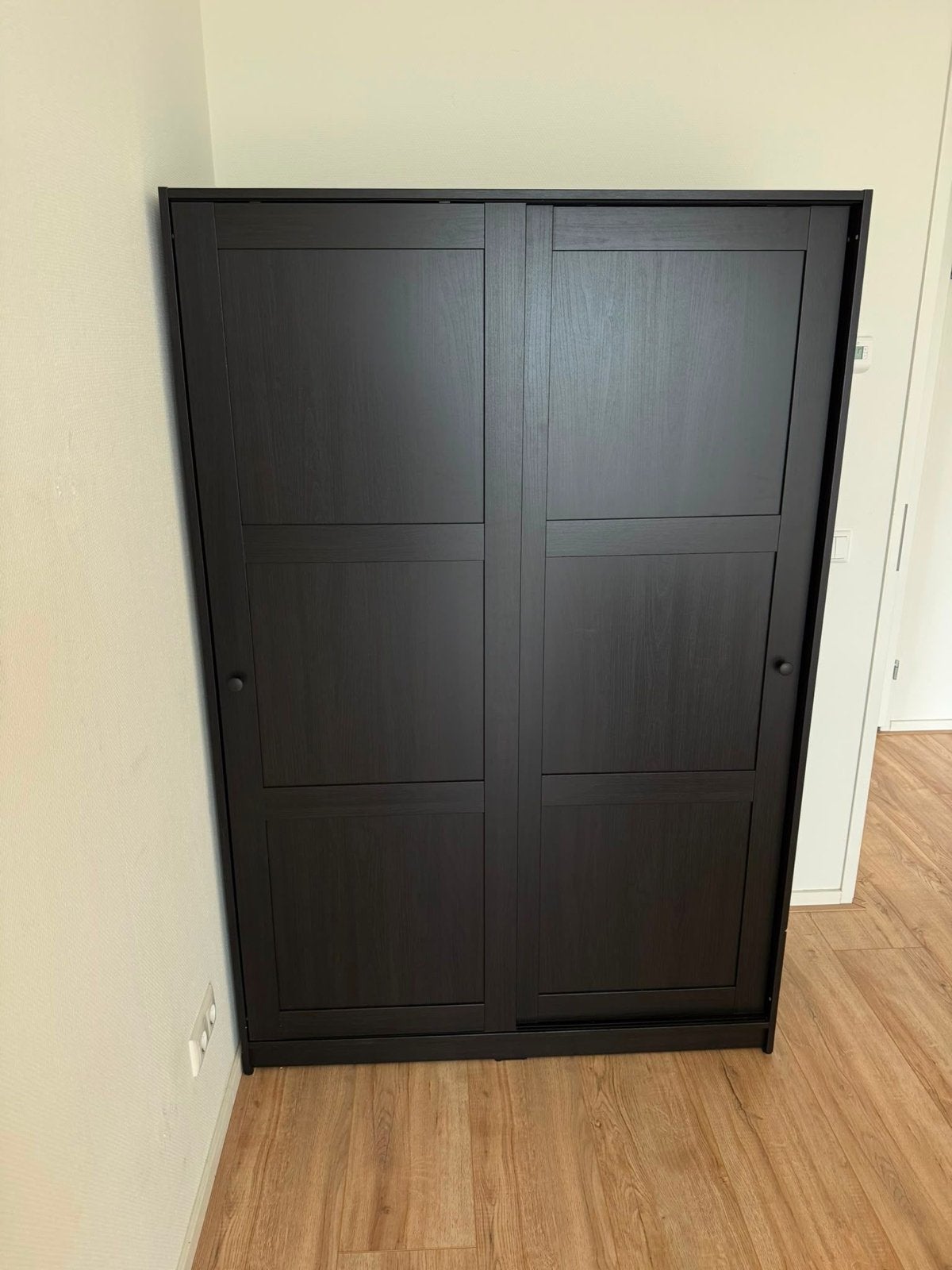 IKEA Rakkestad kledingkast met schuifdeuren, zwartbruin, Ophalen, Gebruikt, 100 tot 150 cm, 150 tot 200 cm