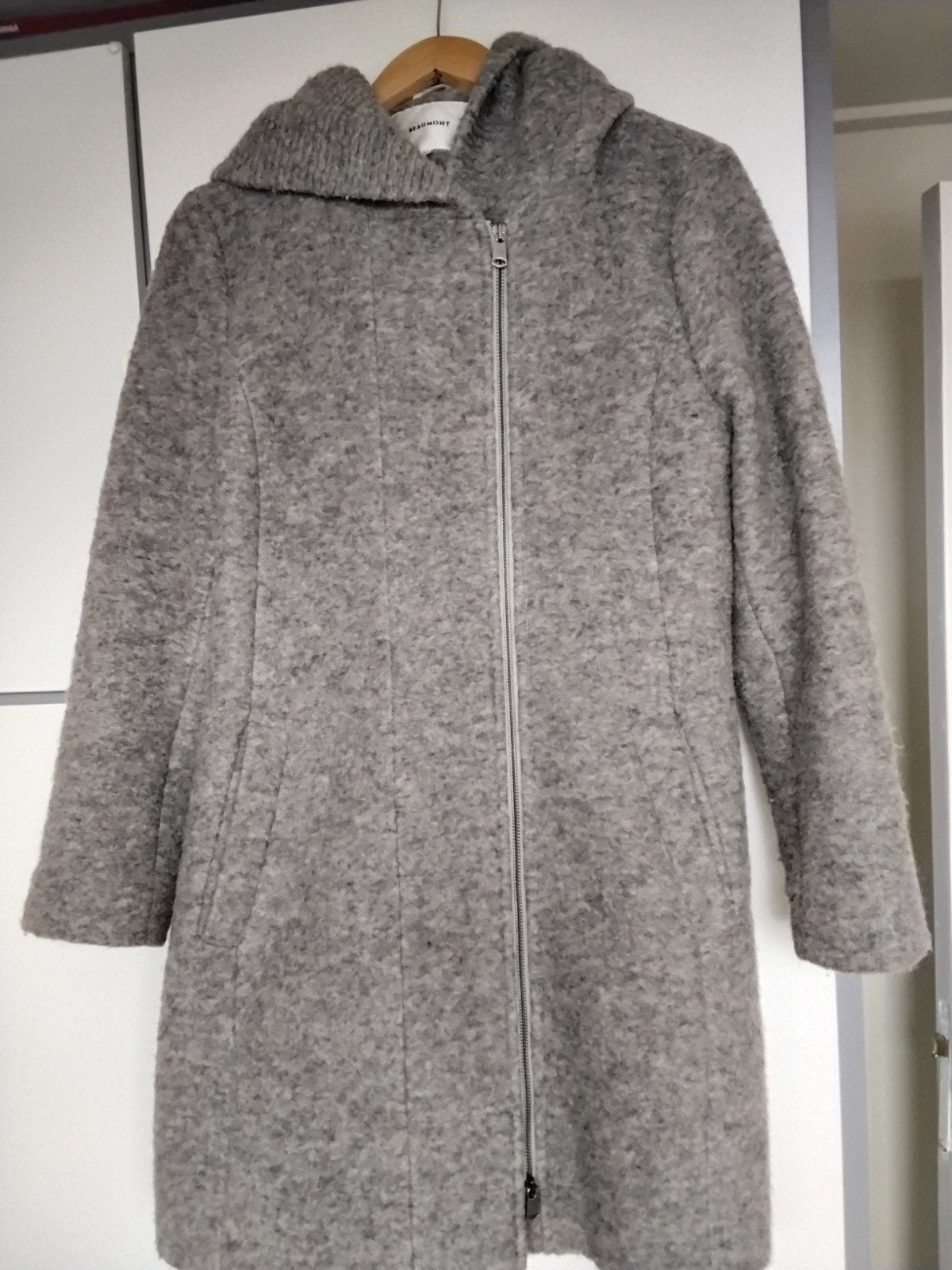 dames mantel/jas, Beaumont, Ophalen of Verzenden, Zo goed als nieuw, Maat 38/40 (M)
