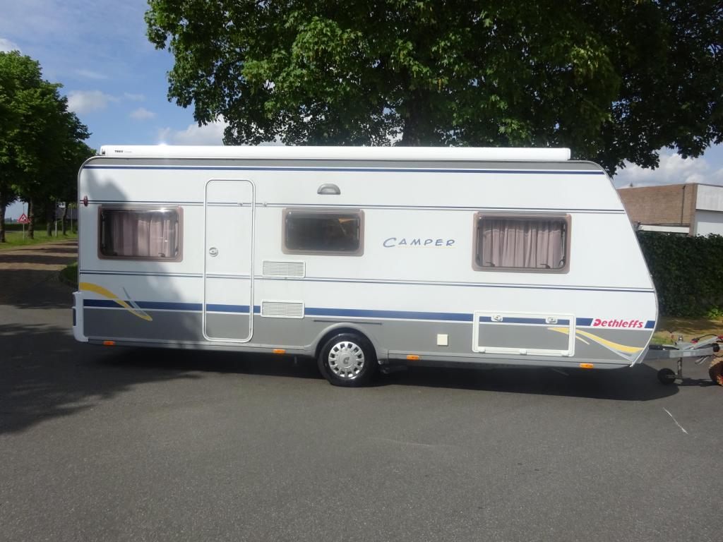 Dethleffs Camper 540 Enkele Bedden+Mover+Luifel, Rondzit, Bedrijf, Dethleffs, 5 tot 6 meter