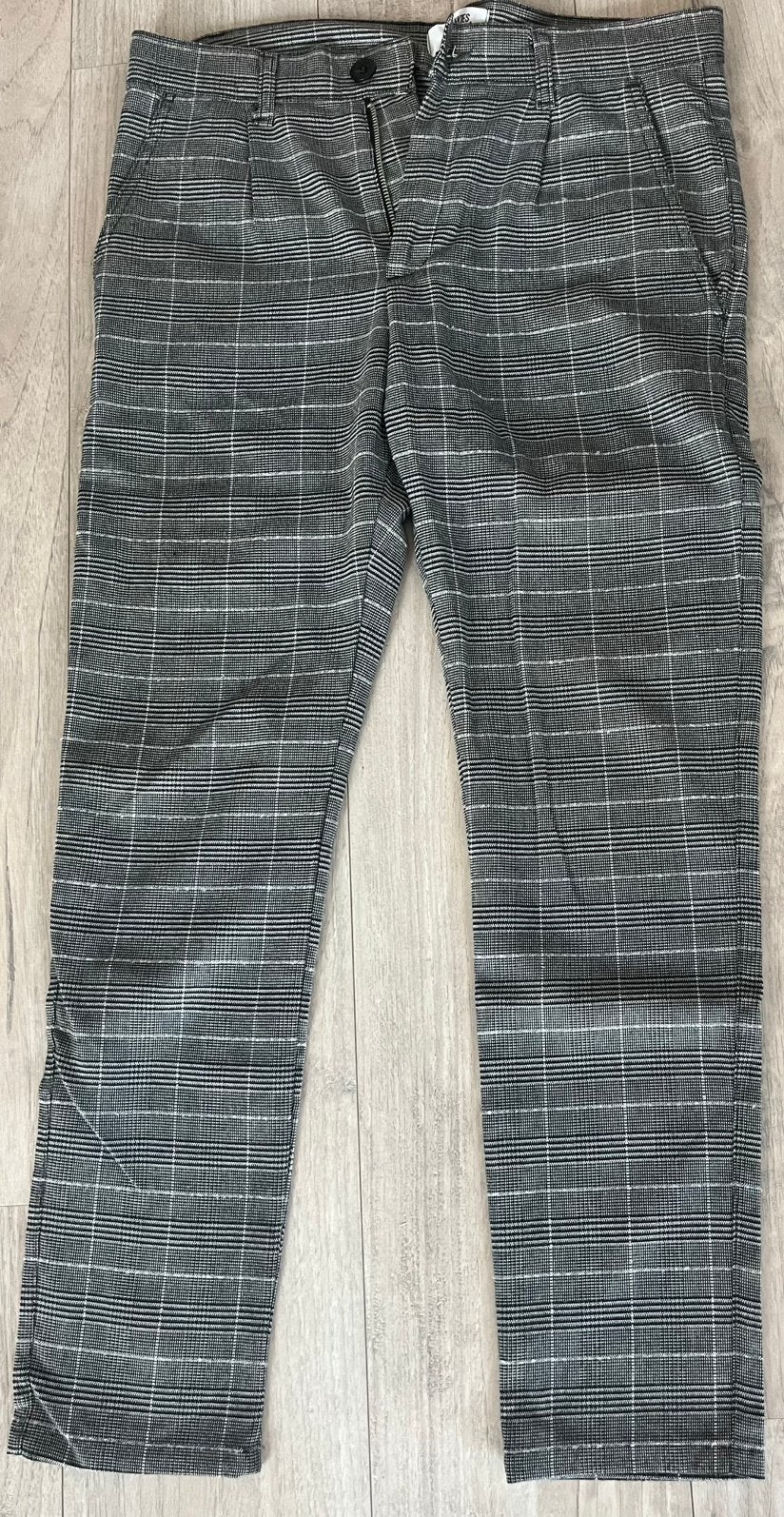 Just Junkies – Checkered Pants – Maat M, Ophalen of Verzenden, Zo goed als nieuw, Maat 48/50 (M), Zwart