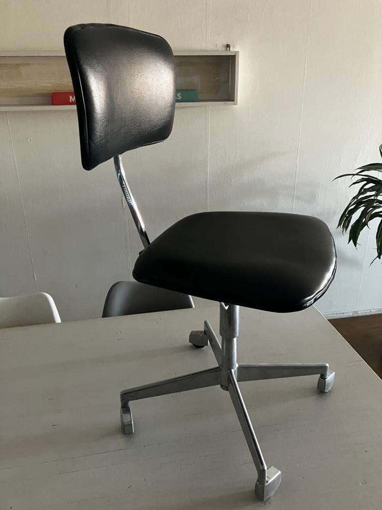 Labofa vintage bureaustoel, Ophalen, Gebruikt, Zwart, Bureaustoel