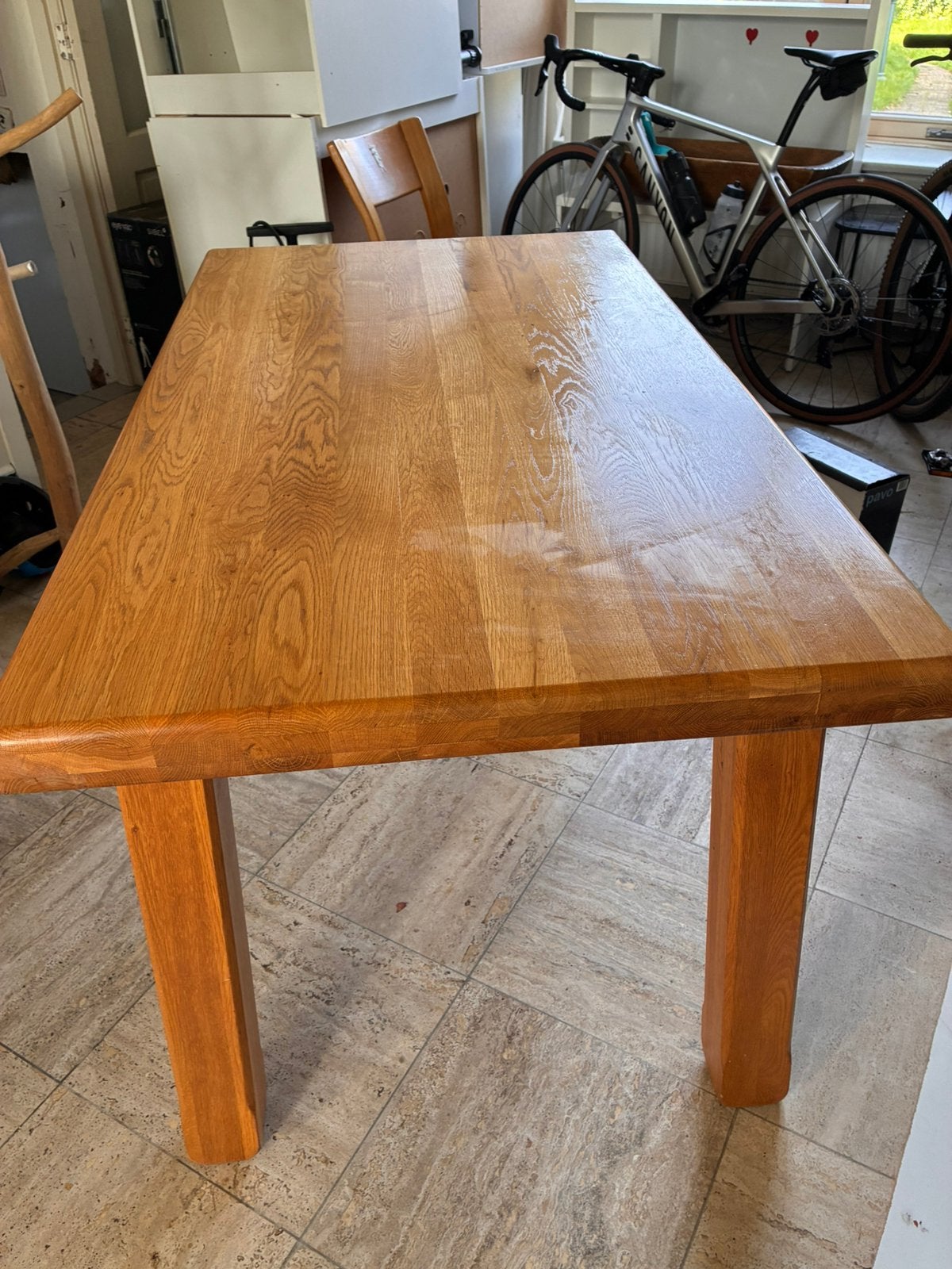 Massief eiken tafel