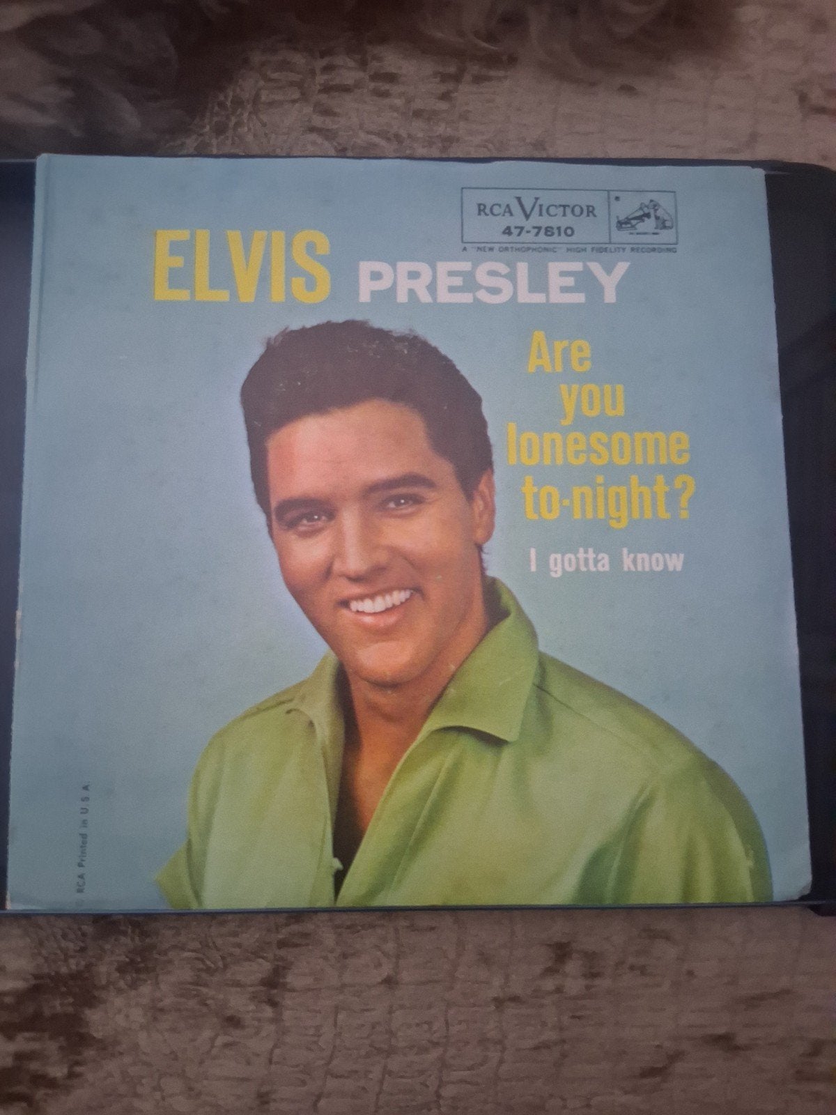 Elvis Presley single 47 -7810, Ophalen of Verzenden, Zo goed als nieuw, Pop