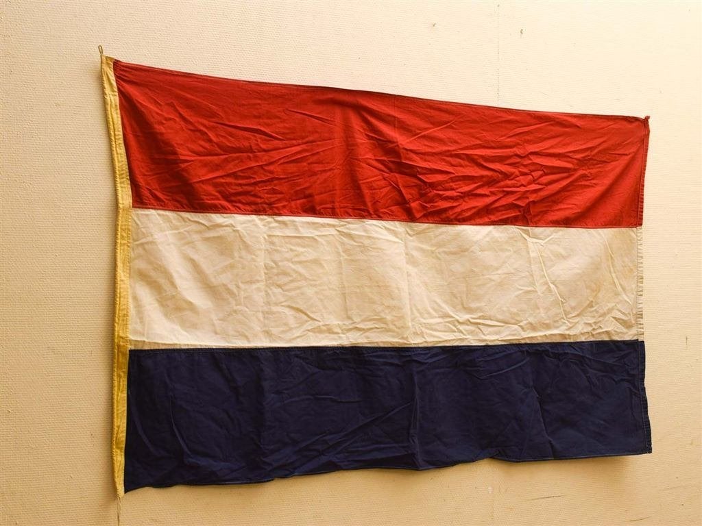 Nederlandse vlag 51996, Diversen, Vlaggen en Wimpels, Ophalen of Verzenden, Gebruikt