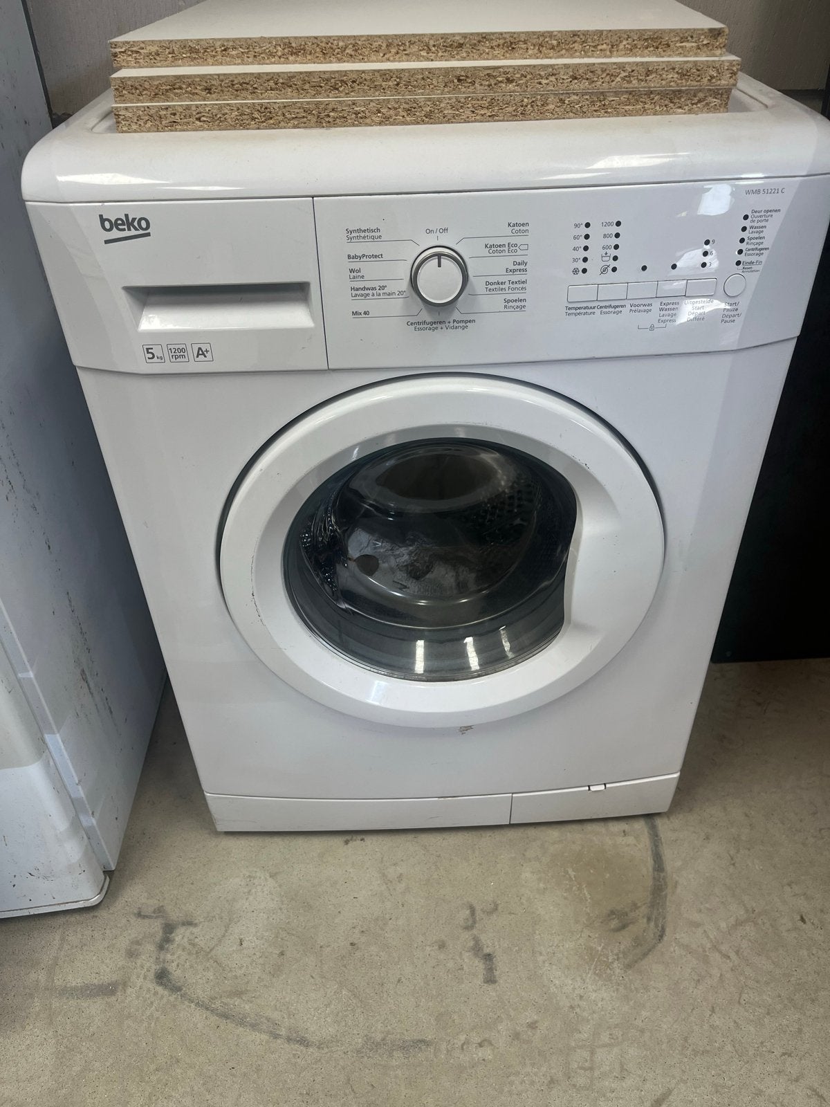 Beko WMB 51221 C Wasmachine 5kg A 1200 toeren, Ophalen, 1200 tot 1600 toeren, Gebruikt, 4 tot 6 kg