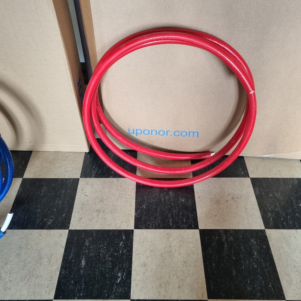 Uponor Uni Pipe PLUS voorgeïsoleerd S6, 20 x 2,25mm Rood, Ophalen, Overige materialen, 6 meter of meer, Overige typen