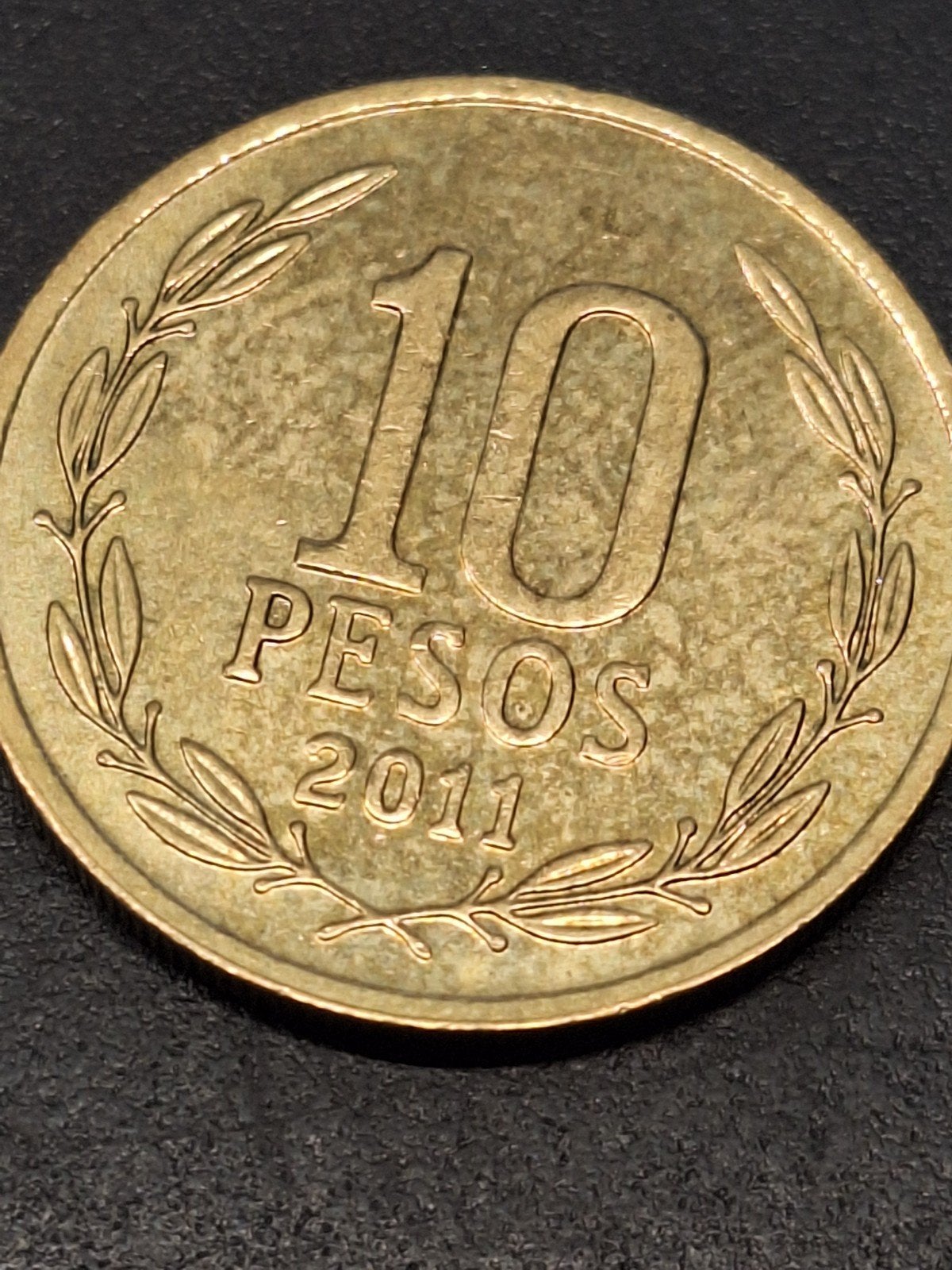 Chili 10 pesos 2011, Ophalen of Verzenden, Zuid-Amerika