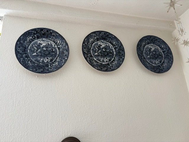 3 x Delftsblauwe borden, Antiek en Kunst, Ophalen of Verzenden
