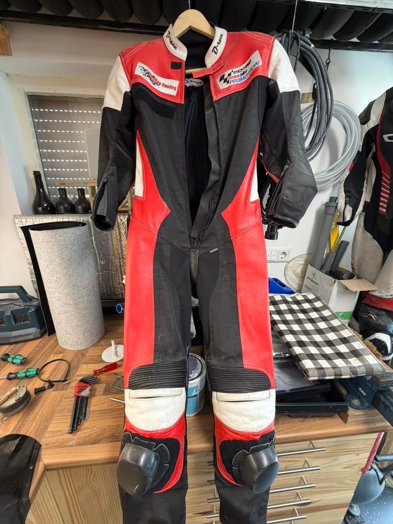 D-race Lederen Racepak Minibike – Maat M (Kind), Motoren, Kleding | Motorkleding, Ophalen of Verzenden, Tweedehands, Combipak