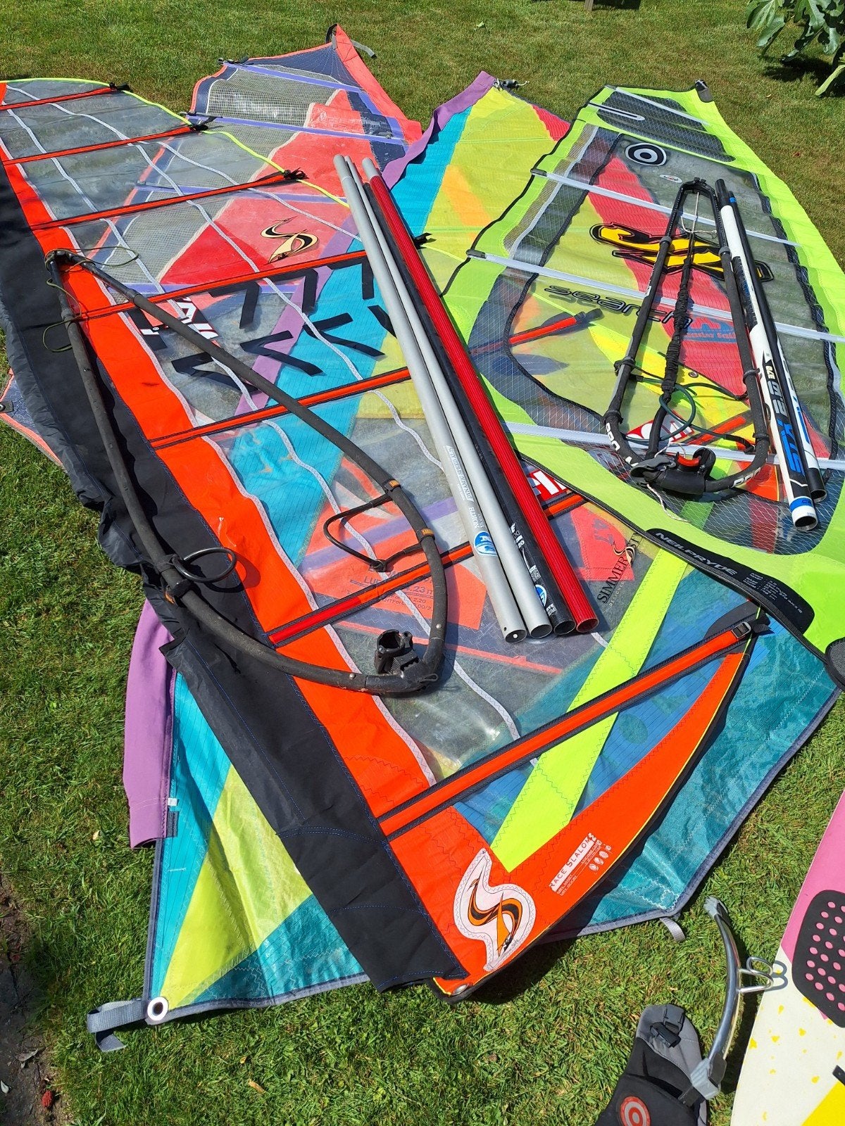 gevorderde old school surfset, Watersport en Boten, Windsurfen, Ophalen, Gebruikt