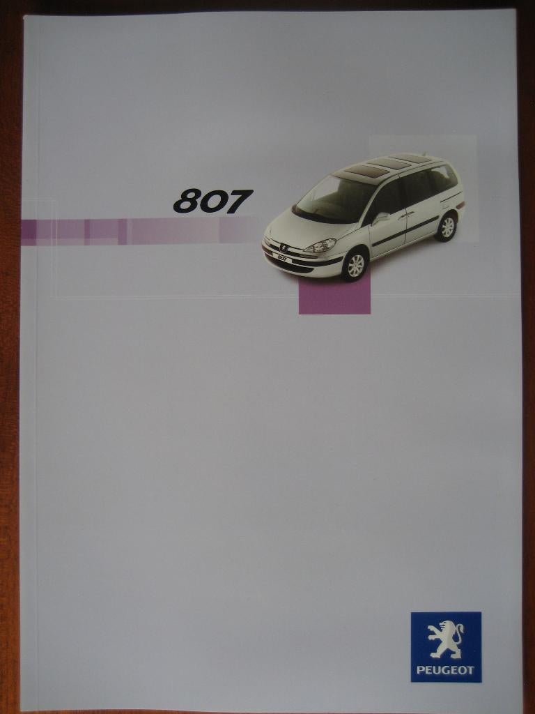 Peugeot 807 (maart 2003), Ophalen of Verzenden, Nieuw, Peugeot