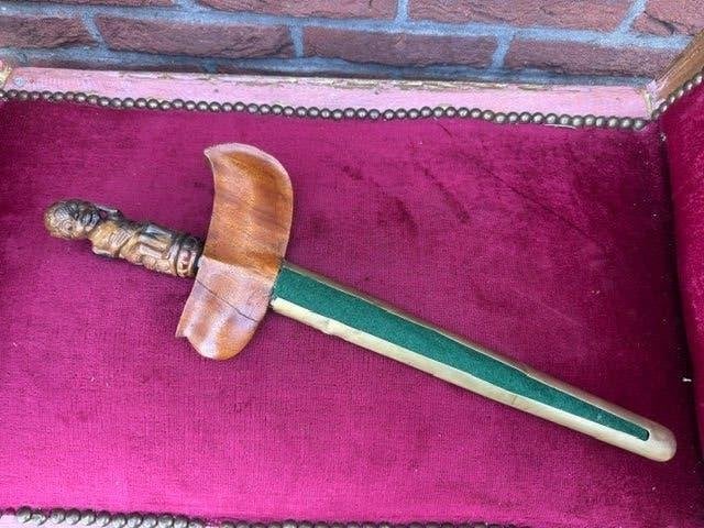 mooie oude kris dolk uit Indië, Verzamelen, Militaria | Algemeen, Ophalen of Verzenden, Overige soorten, Azië, Mes of Dolk
