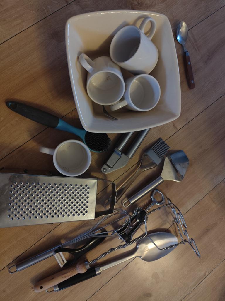 Diverse Keukengerei gratis, Ophalen, Rvs of Chroom