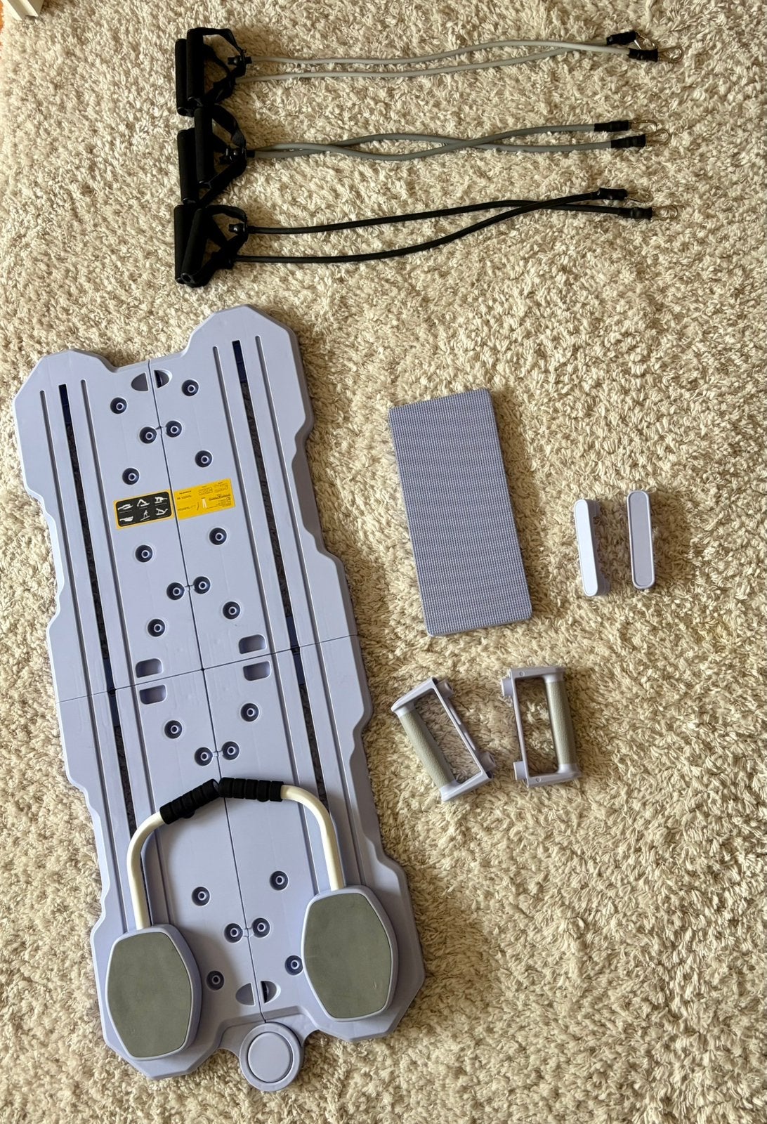 Pilates Reformer Bord – inklapbaar – lila, Ophalen, Nieuw