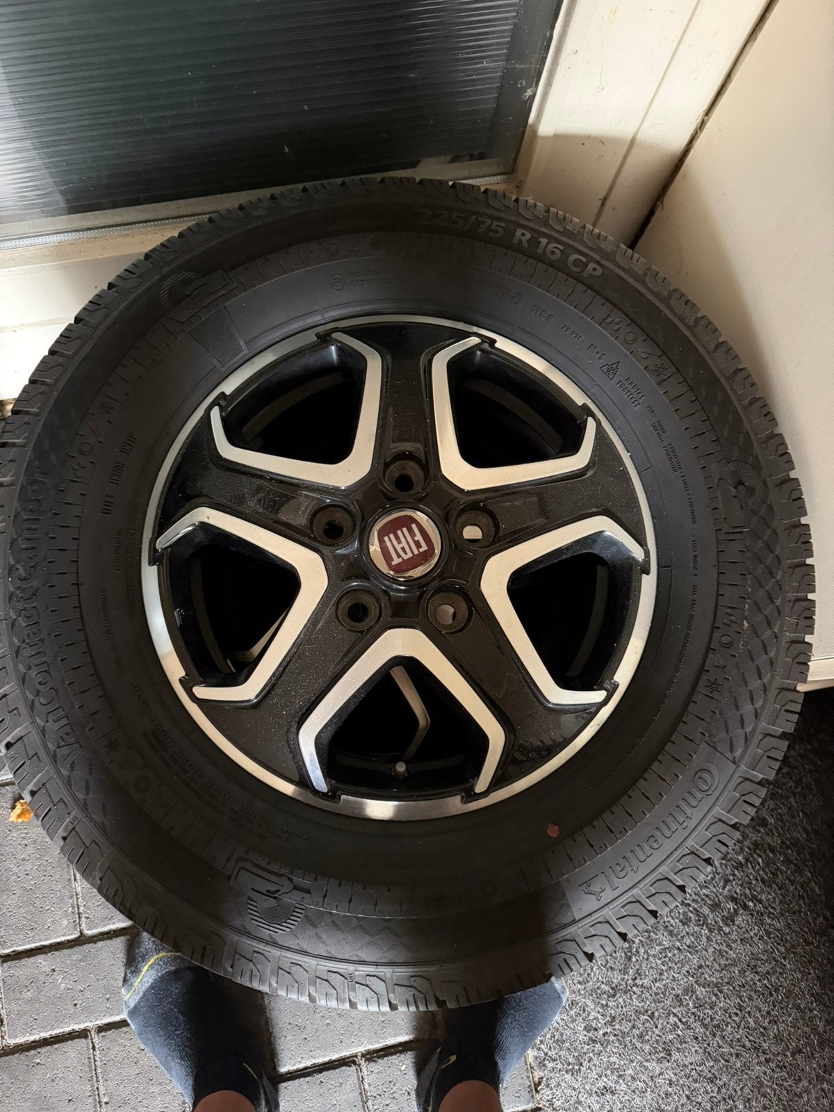 Fiat ducato camper of bus velgen met banden, Caravans en Kamperen, Camper-accessoires, Ophalen